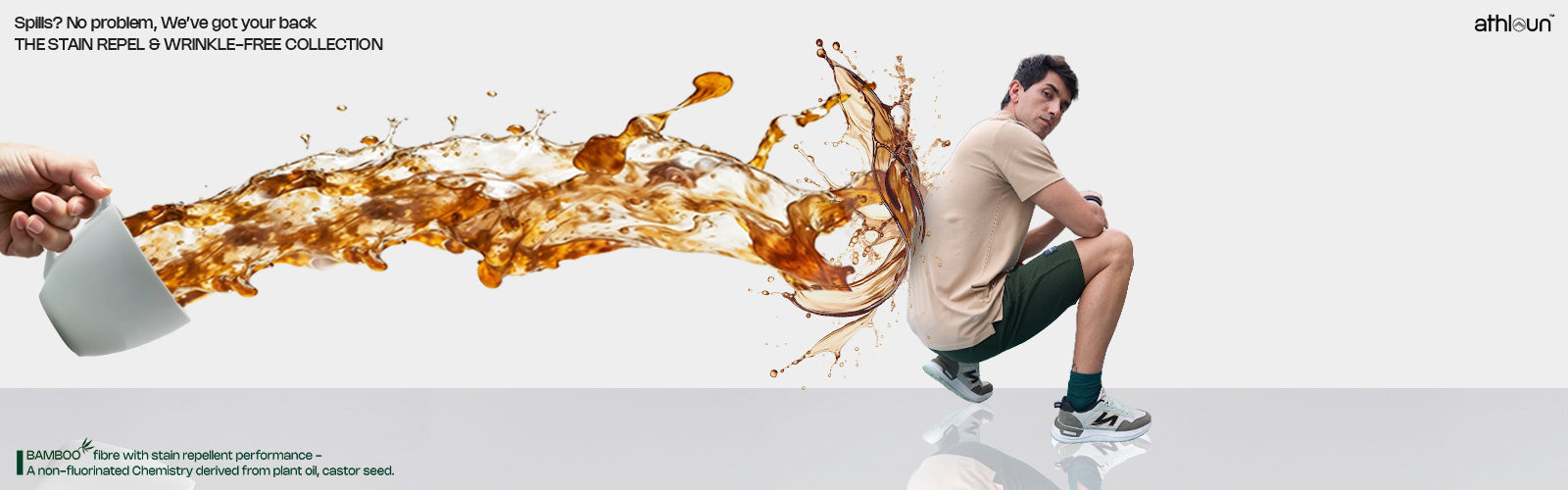 STAIN REPEL & WRINKLE FREE