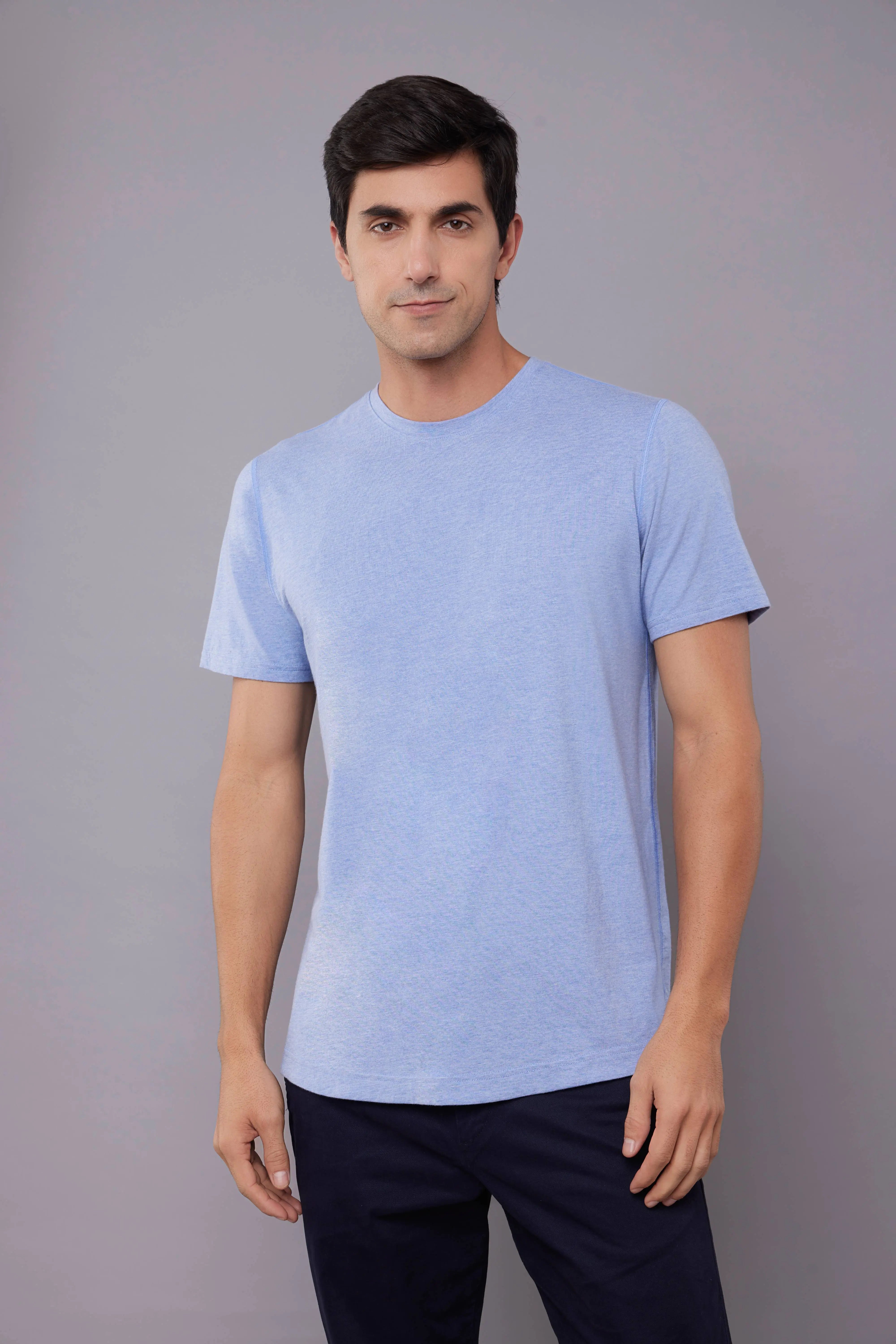 Aqua-Save Melange Crew - Blue Wave